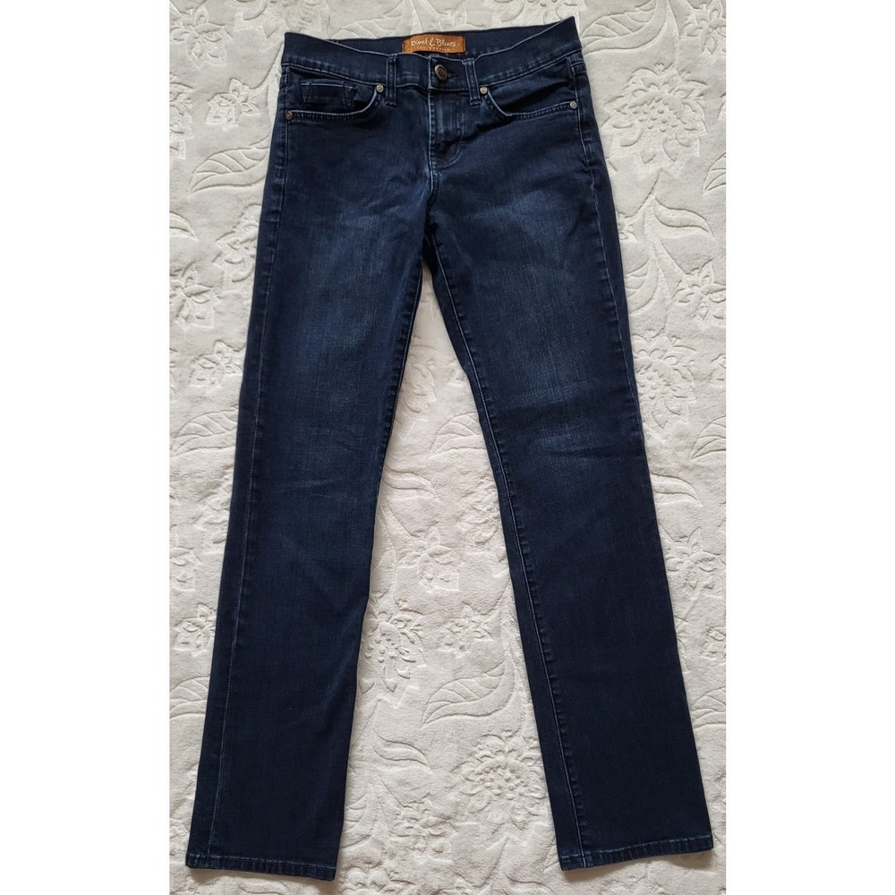 Rivet & Blues Women's Mid Rise Straight Leg Jeans- Size 2 Petite